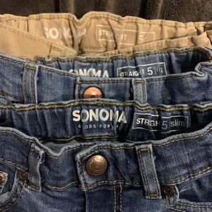 9 pair of boys jeans size-5-6